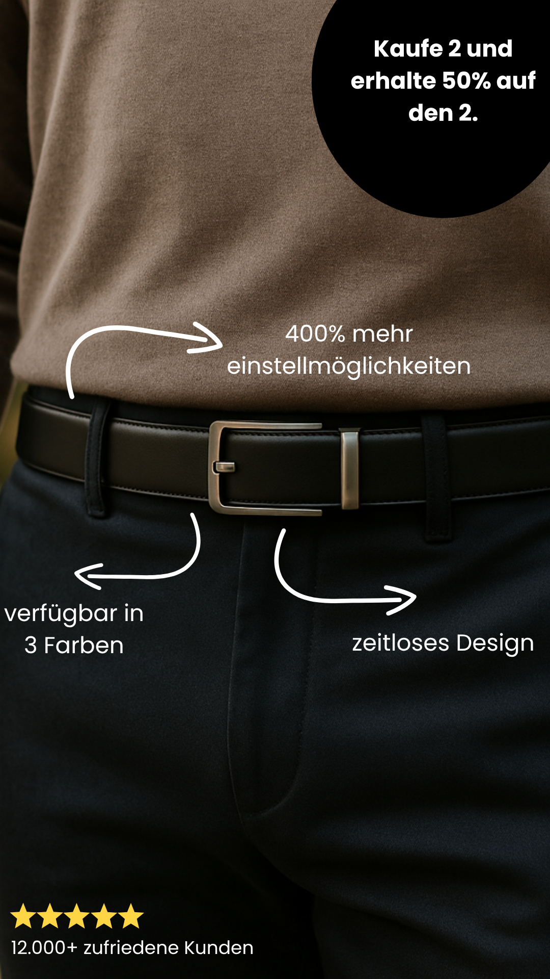 Aventus | Premium Ledergürtel